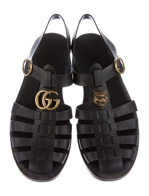 homme sandale gucci|authentic Gucci sandals women.